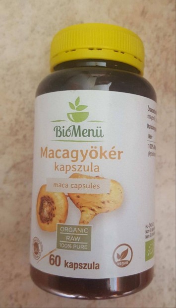 Bio maca macagykr % 60 db VEG kapszula Akci %%