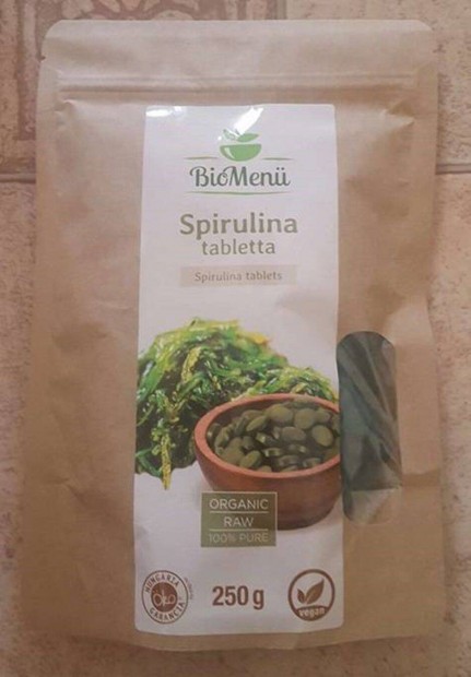 Bio spirulina alga ~500 db Szupertpllk! Bio multivitamin