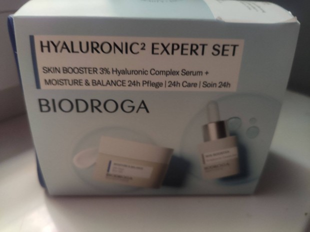 Biodroga Hialuron Expert Set: Hidratl krm + Hialuron szrum