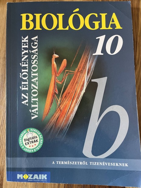 Biologia tanknyv Mozaik