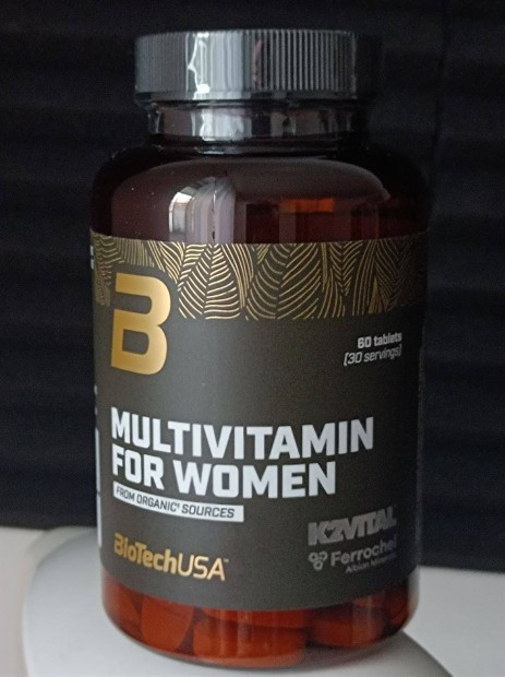 Biotech USA Multivitamin for Women Organic Sources (60 tabletta)