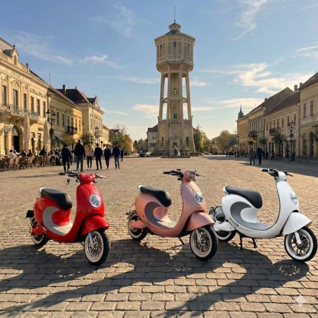 Bird Vawe elektromos robog�, nagy teljes�tm�ny� li-ion akkumul�torral