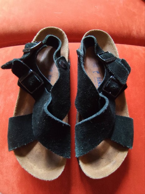 Birkenstock Tulum velrbr fekete szandal