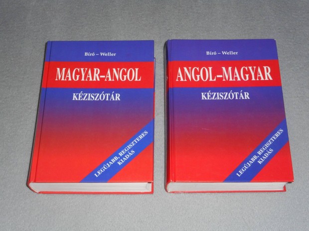 Br Lajos Pl, Willer Jzsef Magyar-angol s angol-magyar kzisztr