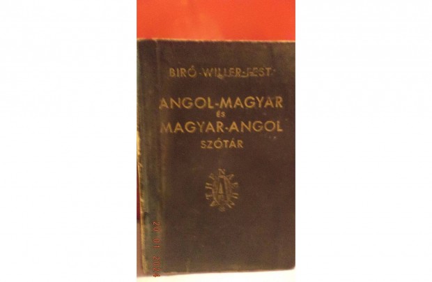 Bir - Willer - Fest: Angol - Magyar - Angol sztr