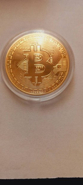 Bitcoin - arany szn fantzia rem kapszulban