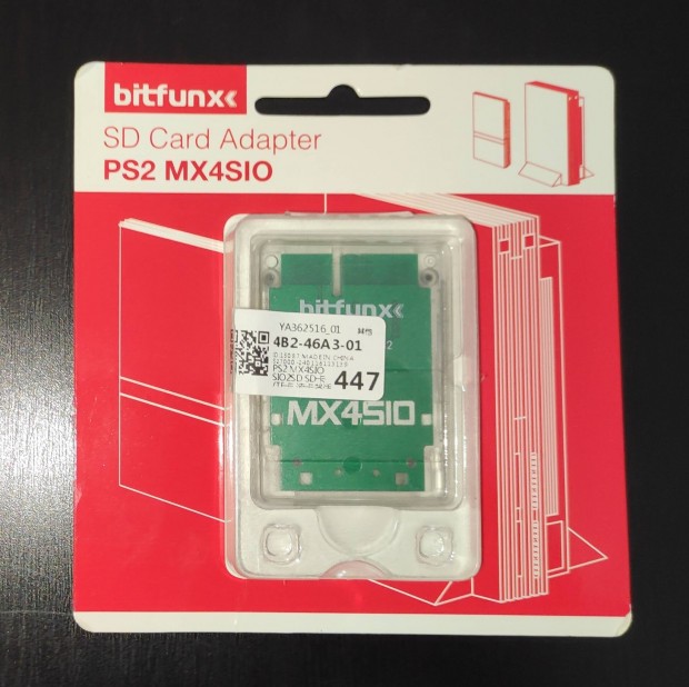 Bitfunx MX4SIO SD krtya adaptep PS2