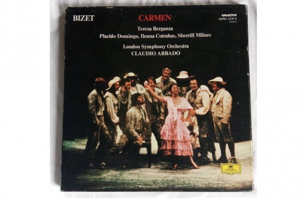 Bizet - Carmen -Teresa Berganza, Placido Domingo, Ileana . 3 lemez