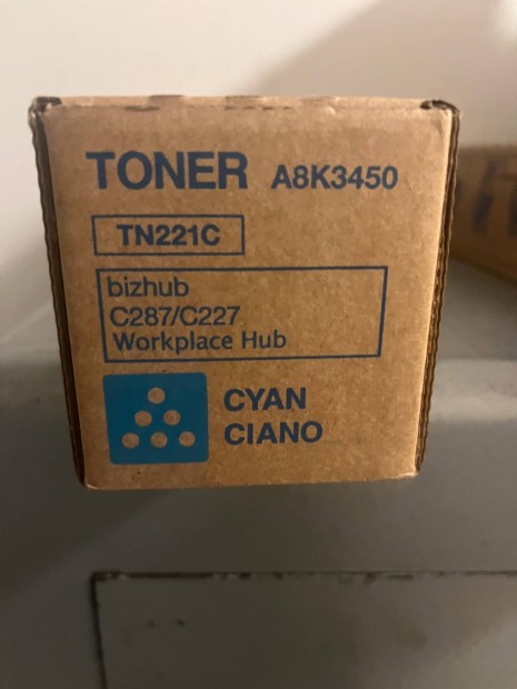 Bizhub C287/C227 Workplace Hub TN221C Cin Toner