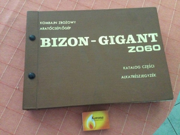 Bizon Gigant alkatrész katalógus eladó