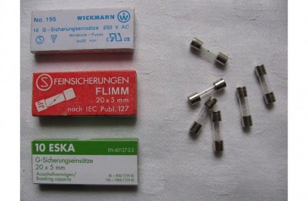 Biztostk 5 x 20mm vegcsves