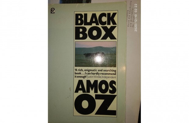 Black Box Amos Oz Bolti j,Olvasatlan