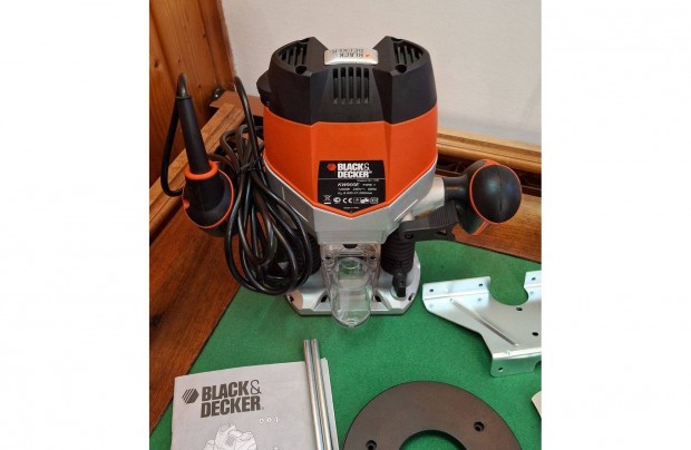 Black+Decker KW900E 1200W Felsőmaró, Új, saját dobozában