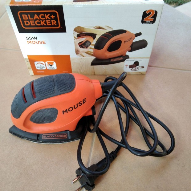 Black&Decker mouse 55W csiszol