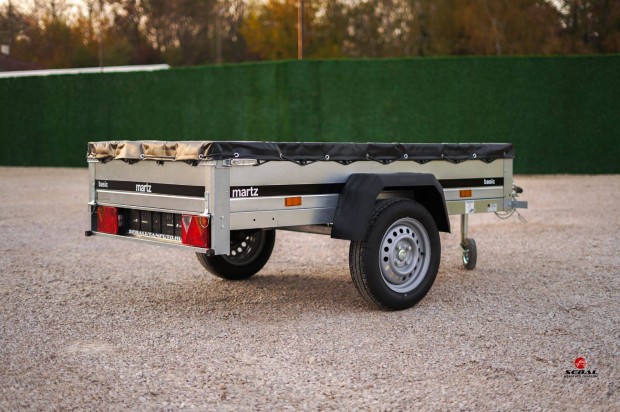 Black Friday! Győrben új utánfutó +síkponyva +rendszám csak 399.000 Ft