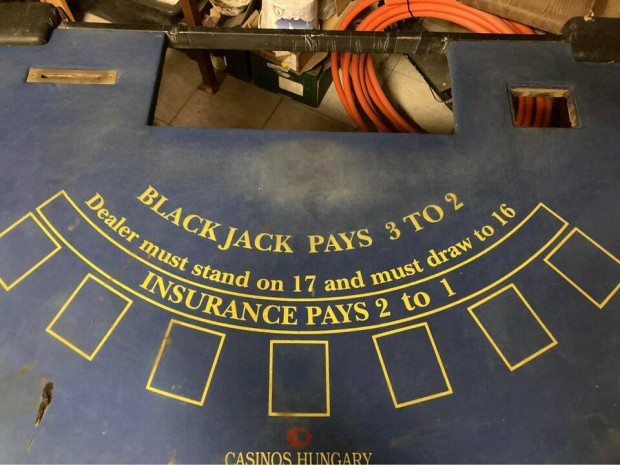 Black Jack casino table