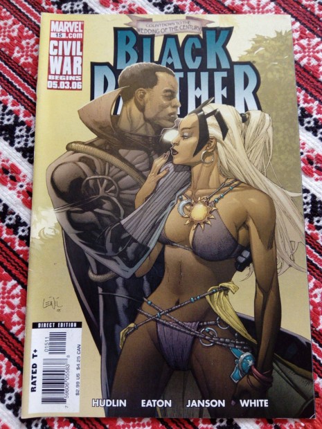 Black Panther/Fekete Prduc 2005-s Marvel kpregny 15. szma elad!