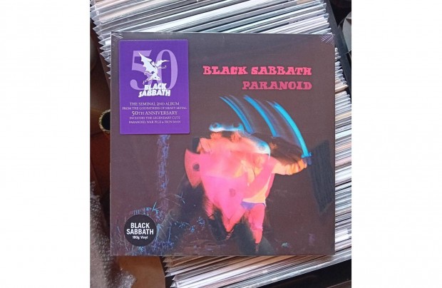 Black Sabbath - Paranoid Bakelit Lemez LP Bontatlan