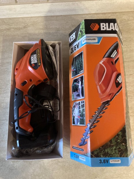 Black & Decker Akkus sövényvágó