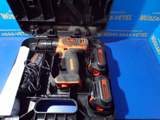 Black & Decker Bdcdd 12KB akkus behajtó jótállással Tar-