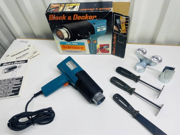 Black & Decker Hlgfv j Dobozban B&D Scirocco kiegsztkkel