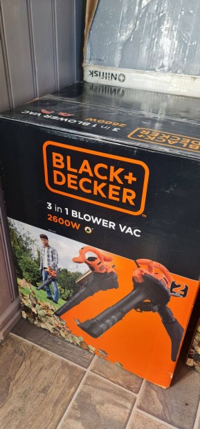 Black & Decker Lombszívó/fújó/aprító Bontatlan eladó jó árban