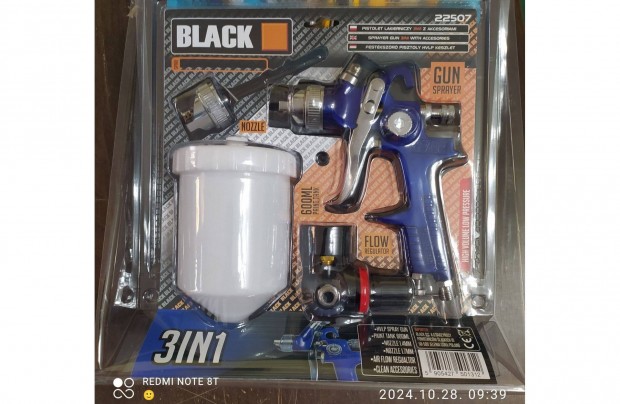 Black festkszr pisztoly - 22501