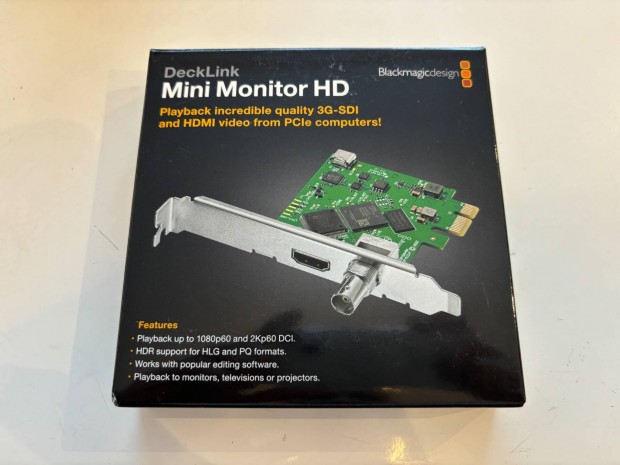 Blackmagic Design Decklink Mini Monitor HD Pcie