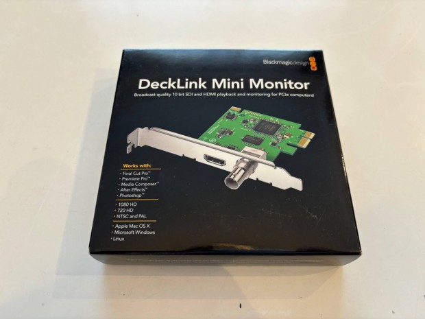 Blackmagic Design Decklink Mini Monitor Pcie