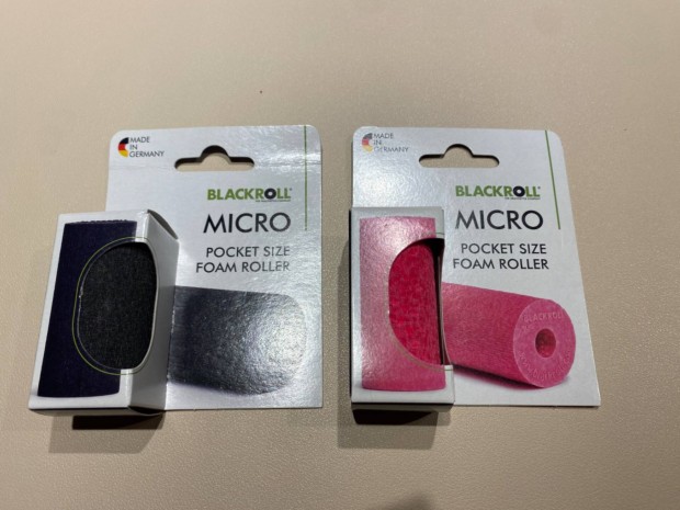 Blackroll micro SMR masszzshenger (8 db fekete, 1 db pink)