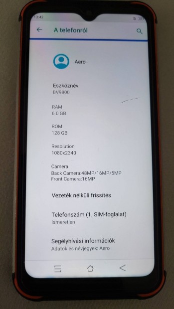 Blackview 9800 vzll strapa telefon