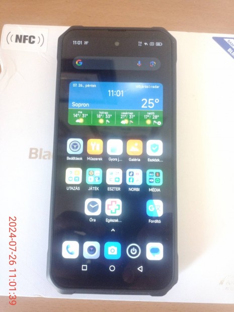 Blackwiev BL 8000, 2 kpernys, vz, por s tsll strapa telefon