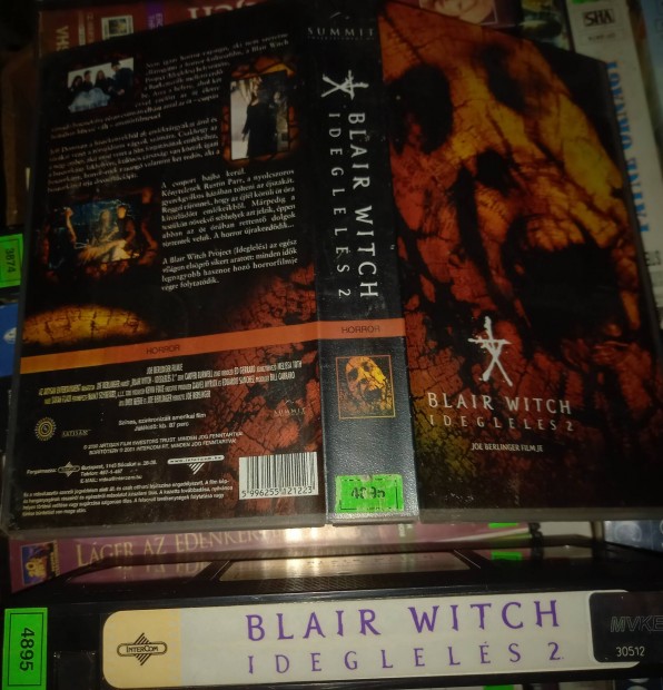Blair Witch -Ideglels 2. -  horror vhs