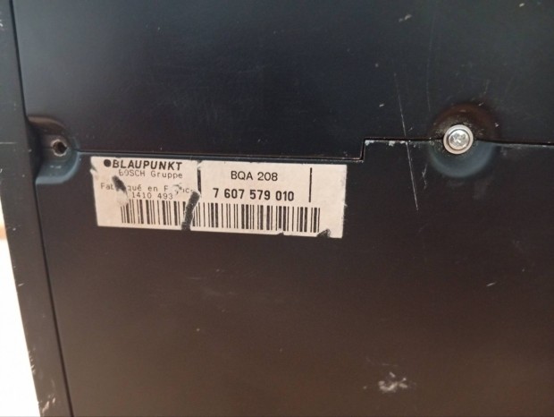 Blaupunkt Bqa208 autó erősítő