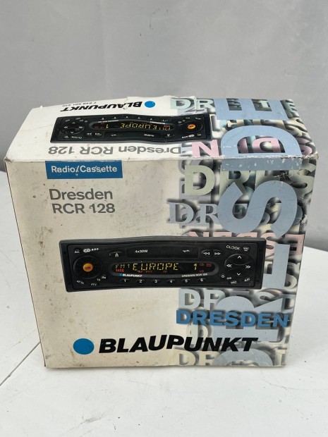 Blaupunkt Dresden RCR 128 autórádió magnó autós rádió új