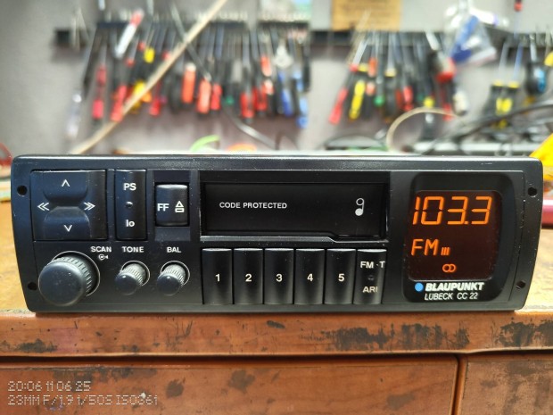 Blaupunkt Lubeck CC22 kazettás autórádió