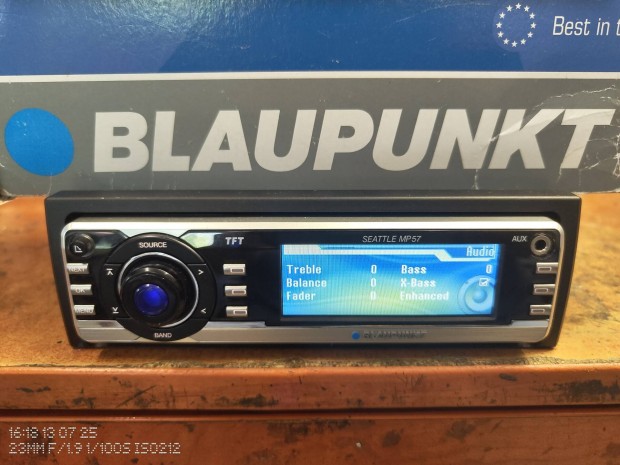 Blaupunkt Seattle MP57 TFT kijelzős MP3 Bluetooth autórádió