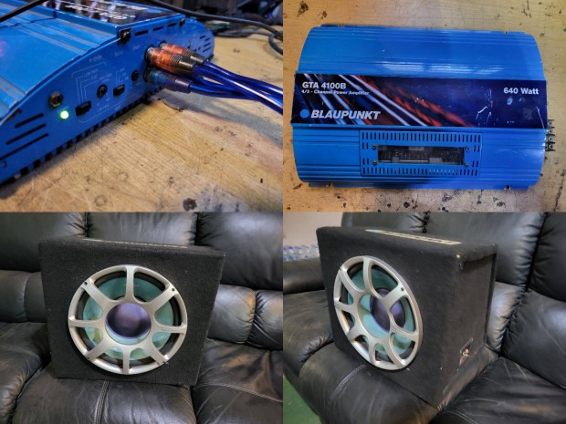 Blaupunkt erősítő-Blaupunkt mélyládával