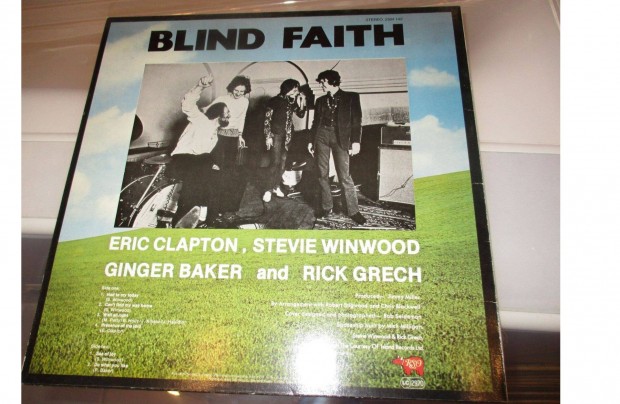 Blind Faith Made in Greece LP hanglemez elad