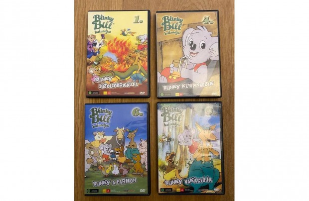 Blinky Bill sorozat, Hfehrke - klnll dvd-k