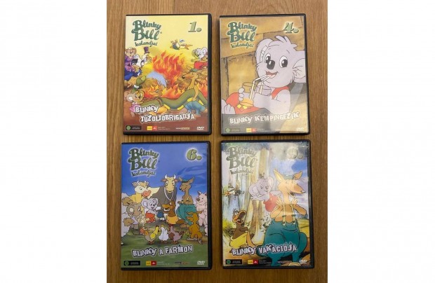 Blinky Bill sorozat, Hfehrke - klnll dvd-k