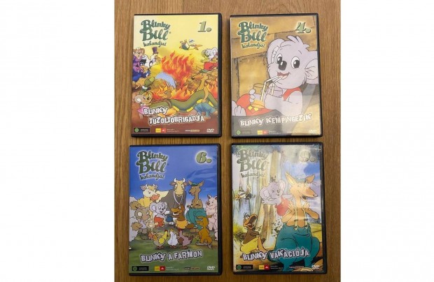 Blinky Bill sorozat, Hfehrke - klnll dvd-k