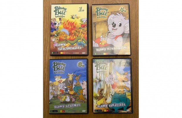 Blinky Bill sorozat, Hfehrke - klnll dvd-k