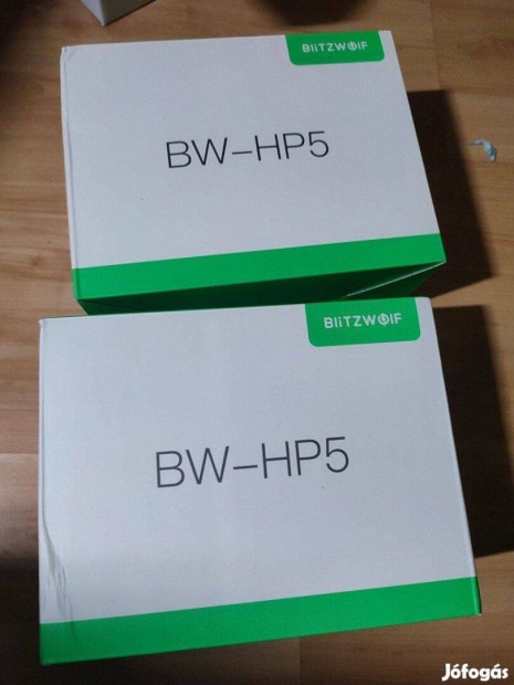 Blitzwolf BW-HP5 fekete zajszrs Bluetooth fejhallgat