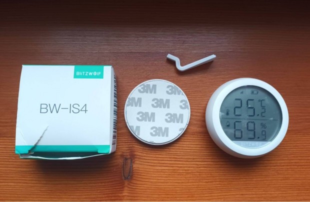 Blitzwolf BW-Is4 zigbee hőmérséklet és páratartalom mérő