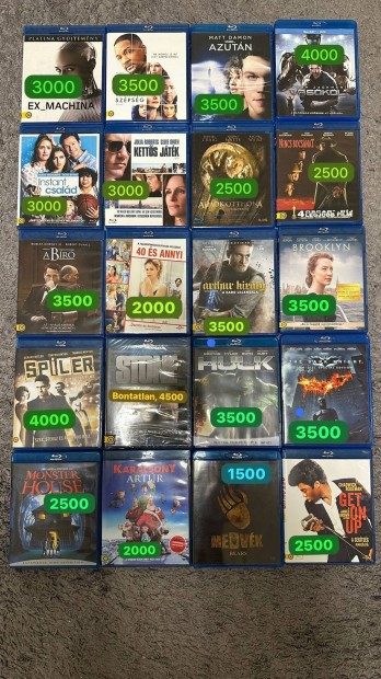 Blu Ray Filmek újszerű állapotban