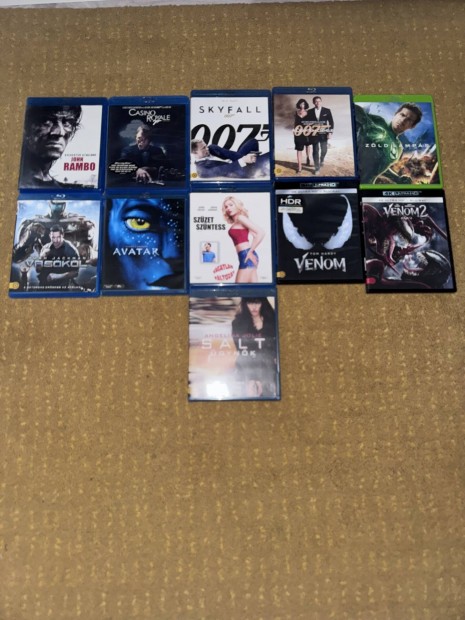 Blu-Ray filmek