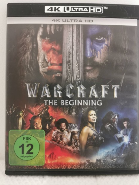Blu-ray 4k lemez Warcraft