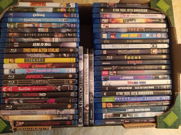 Blu-ray lemezgyűjtemény olcsón eladó