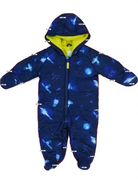 BlueZoo Használt (újszerű) Fiú Baby overál (Méret: 68)